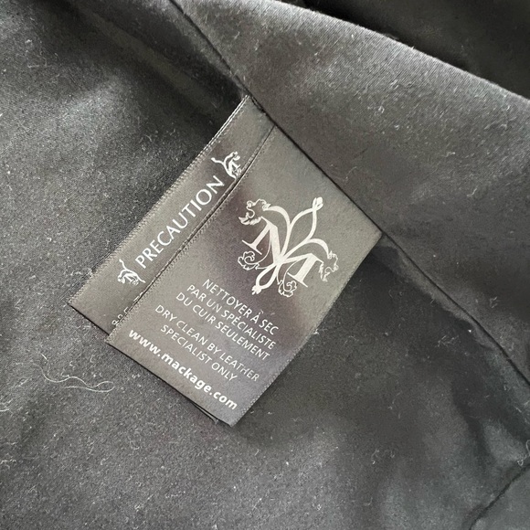 Mackage genuine lamb leather biker vest - Picture 7 of 7